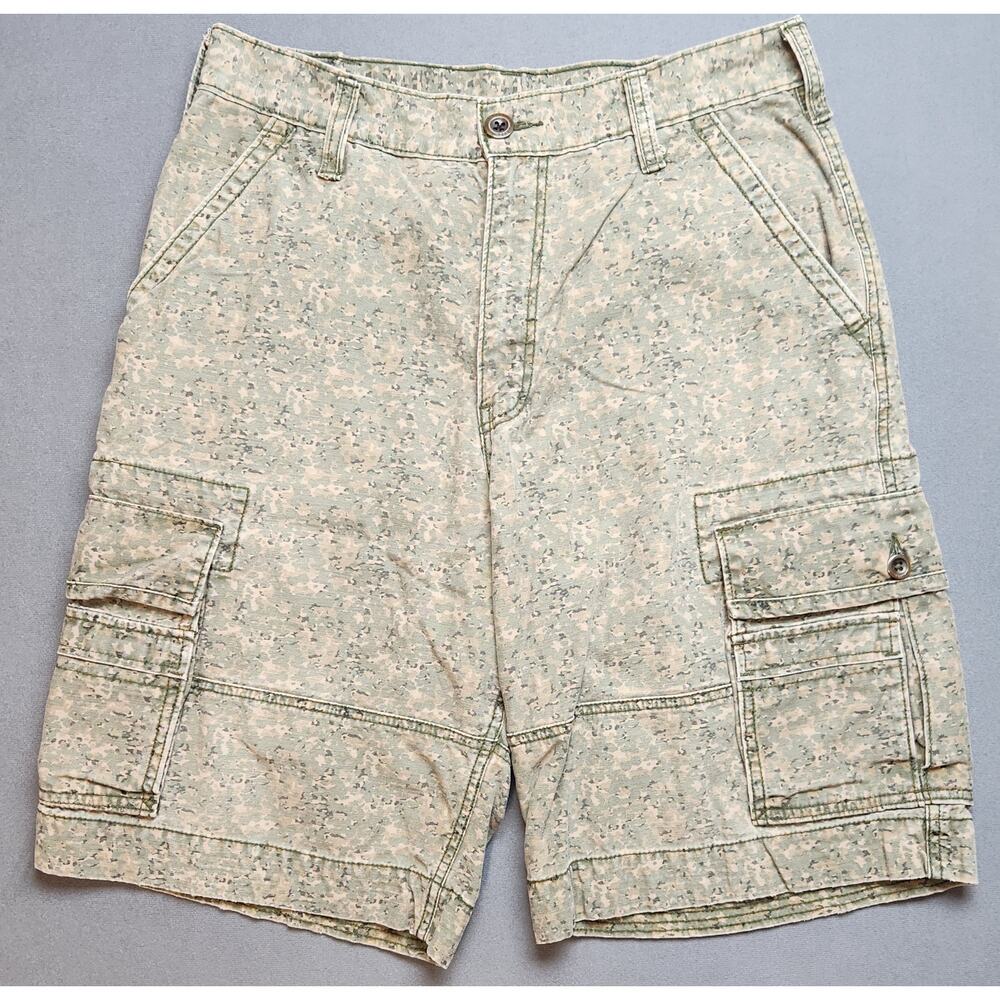 Levis Mens Camo Cargo‎ Shorts Size 32 Multi Terrain Camo Pattern- 2013
